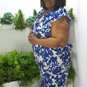 Floral Jumpsuit Suit 3XL